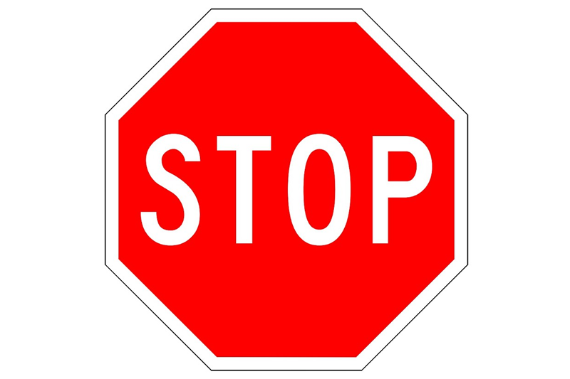 stop sign