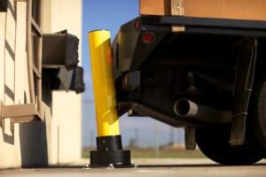 Flexible energy absorbing bollard