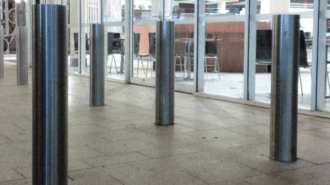 stainless steel inground bollard